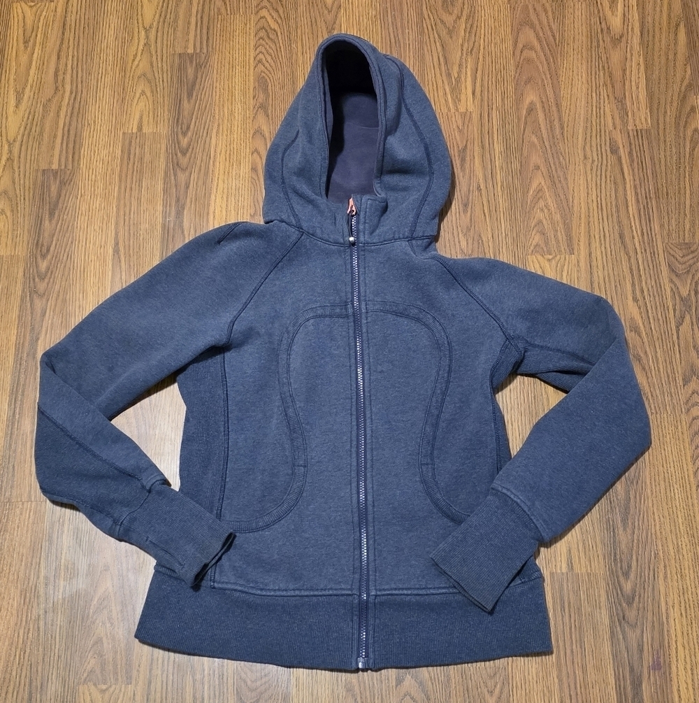 Lululemon Women’s Size 10 Scuba Full-Zip Hoodie Active Jacket Sweatshirt D40